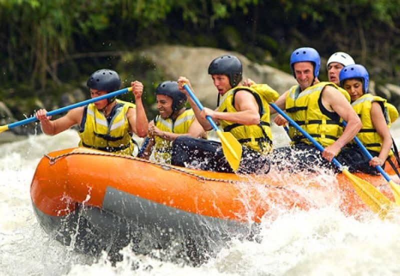 white water rafting on the ayung river bali