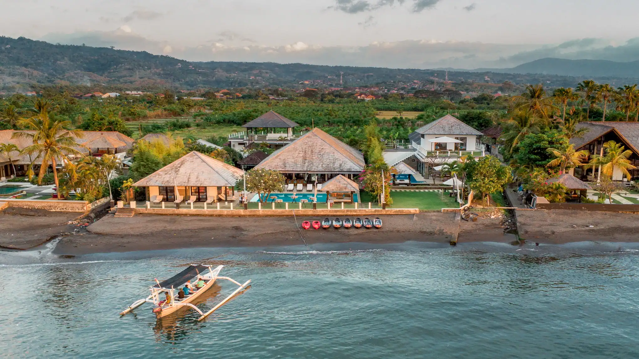 Villa Lovina Beach Drone 31